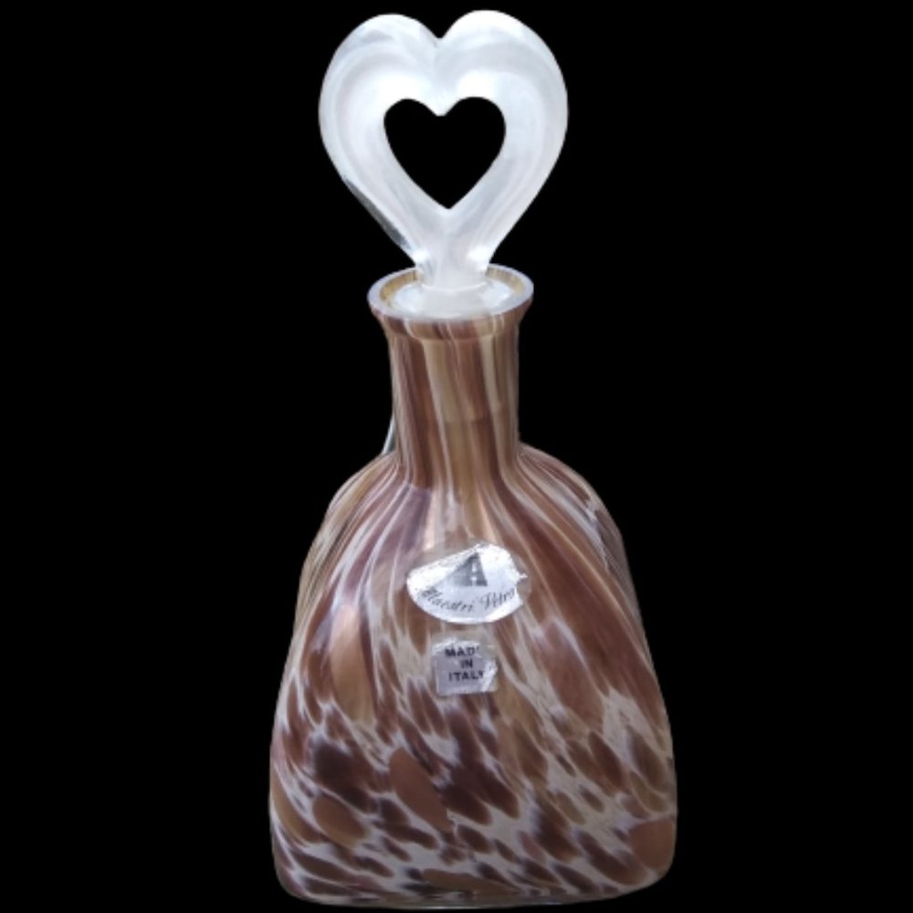 Made in Italy  bottle with heart shaped stopper